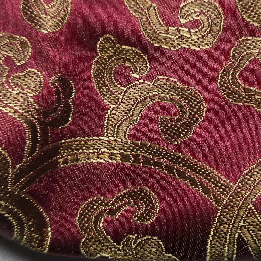 Elegant Red and Gold Clutch